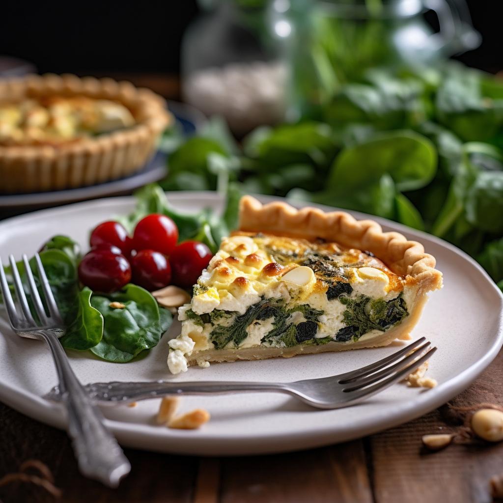 recette Quiche aux épinards et fromage de chèvre