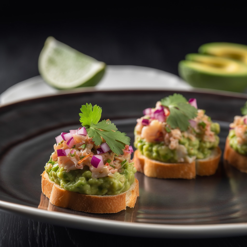 recette Tartare d'avocat et de crabe